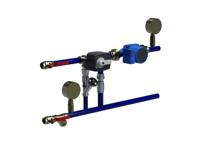 Смесительный узел на нагрев Komfovent PPU-HW-3R-20-4-W2-M-IMP