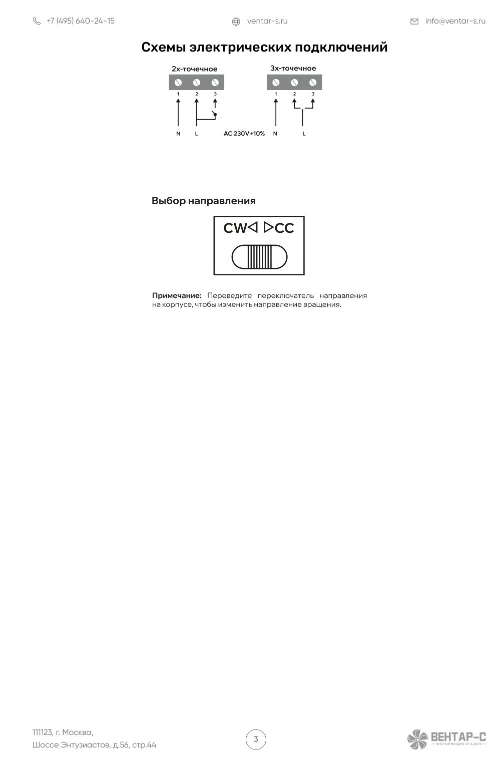 Электропривод AIRS CM230
