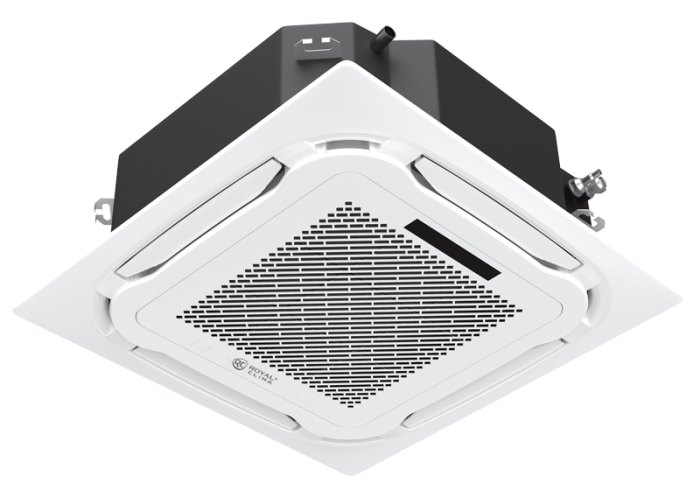 Классическая сплит-система кассетного типа ROYAL Clima COMPETENZA CO-4C 12HNX/CO-4C/pan 8D1/CO-E 12HNX