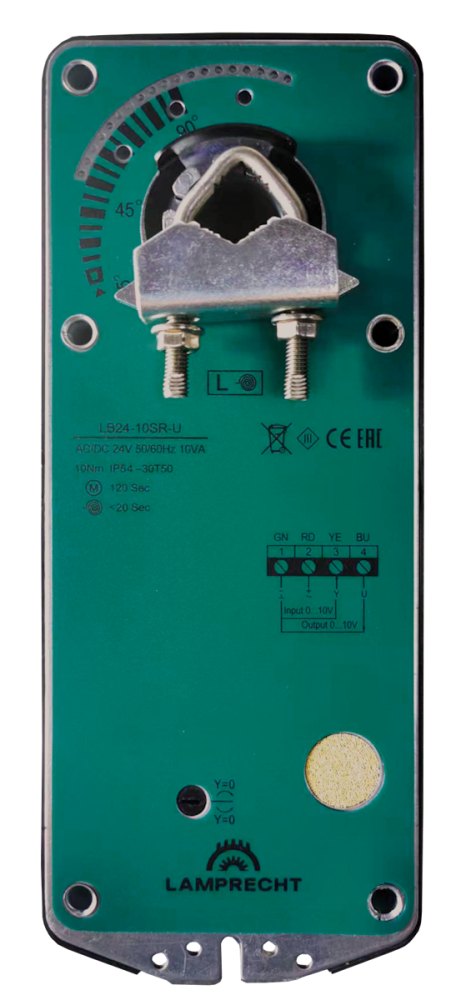 Электропривод с возвратной пружиной LAMPRECHT LB24-10SR