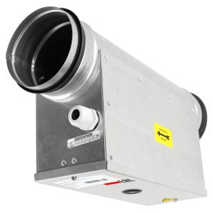 Электрический нагреватель для круглых каналов ZILON ZEA 250-9,0/3