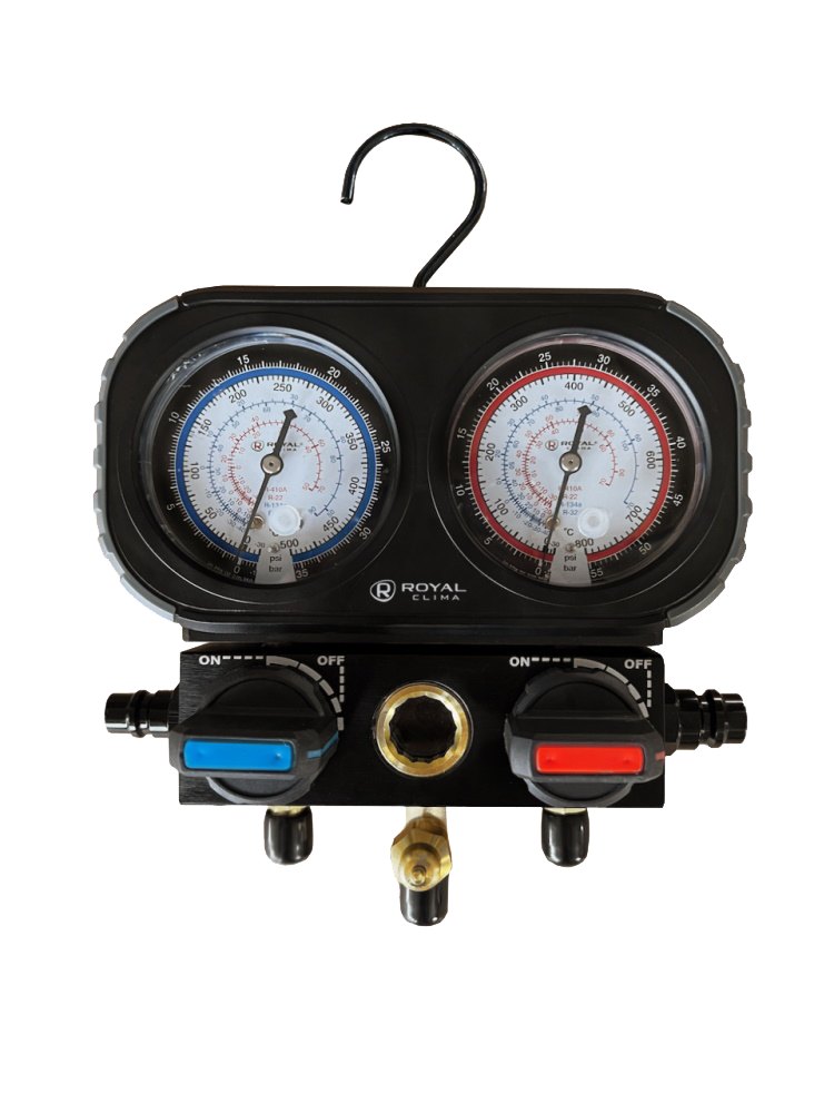Манометрический коллектор ROYAL Clima RT-MG20BL-R410 Манометрический коллектор ROYAL Clima RT-MG20BL-R410
