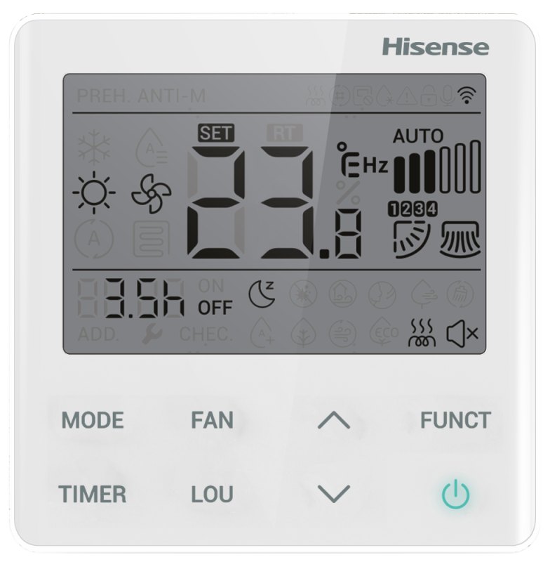 Внутренний блок мульти сплит-системы напольно-потолочного типа Hisense MULTI EU DC Inverter AVT-24UR4RB8