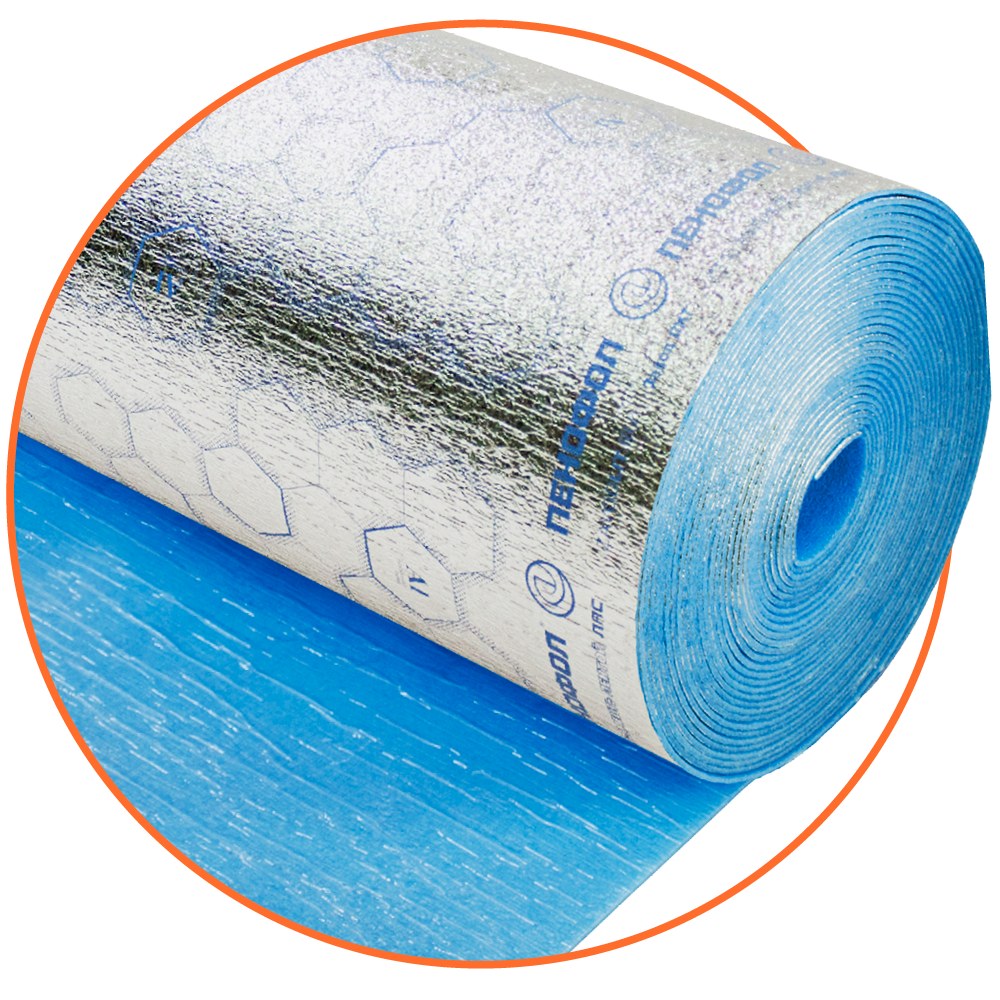 ПЕНОФОЛ тип T 100 мм, мат 1200×2000 мм