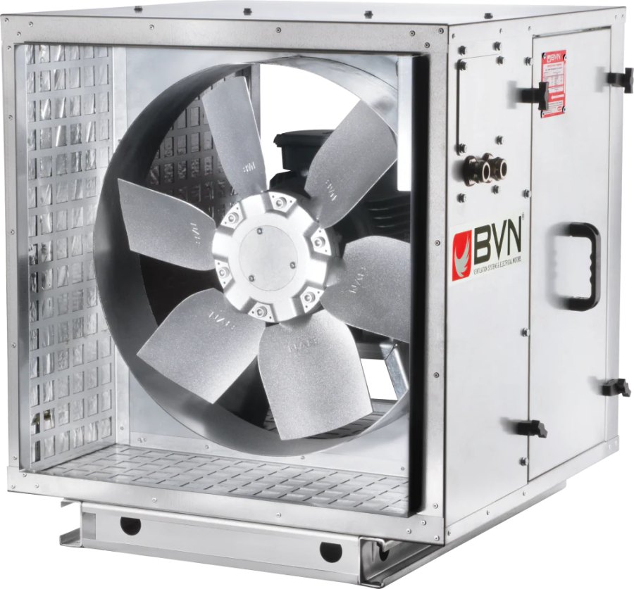 Шумоизолированный канальный осевой вентилятор дымоудаления ARMO-C 1250/2